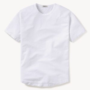 Pima Curved Hem Tee