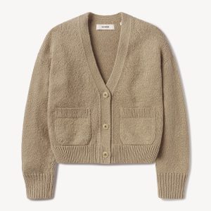Soft Spun Cotton Boxy Cardigan